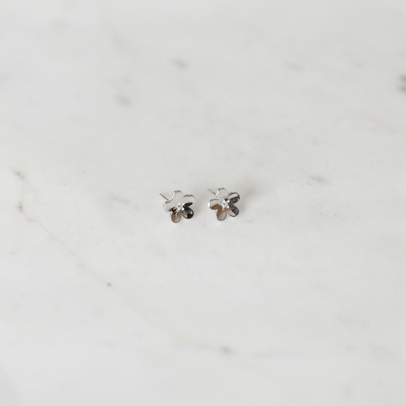 Sophie Super Daisy Day Studs - Silver