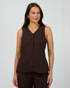 Silent Theory Tallow Vest - Chocolate