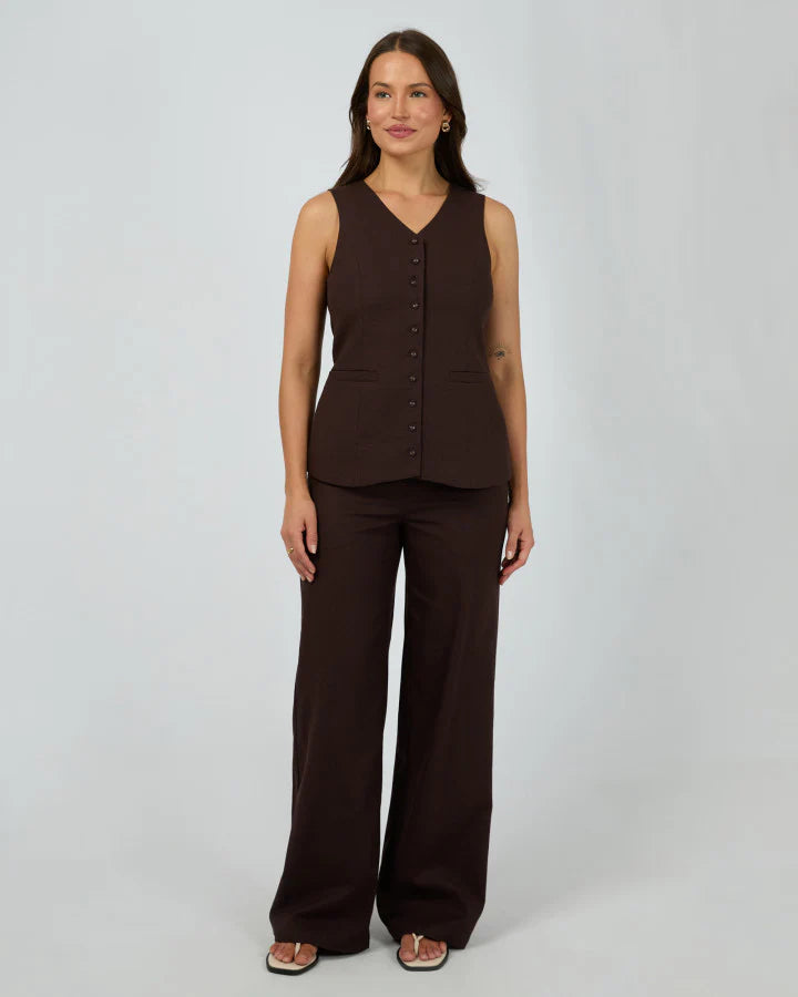 Silent Theory Tallow Vest - Chocolate