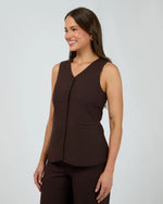Silent Theory Tallow Vest - Chocolate