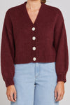 Thing Thing Huddle Cardigan - Winter Rouge