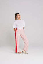 Thing Thing Contrast Snappy Pant - Pinky Tomato