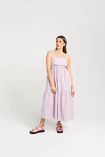 Thing Thing Zigger Dress - Lilac Fuchsia