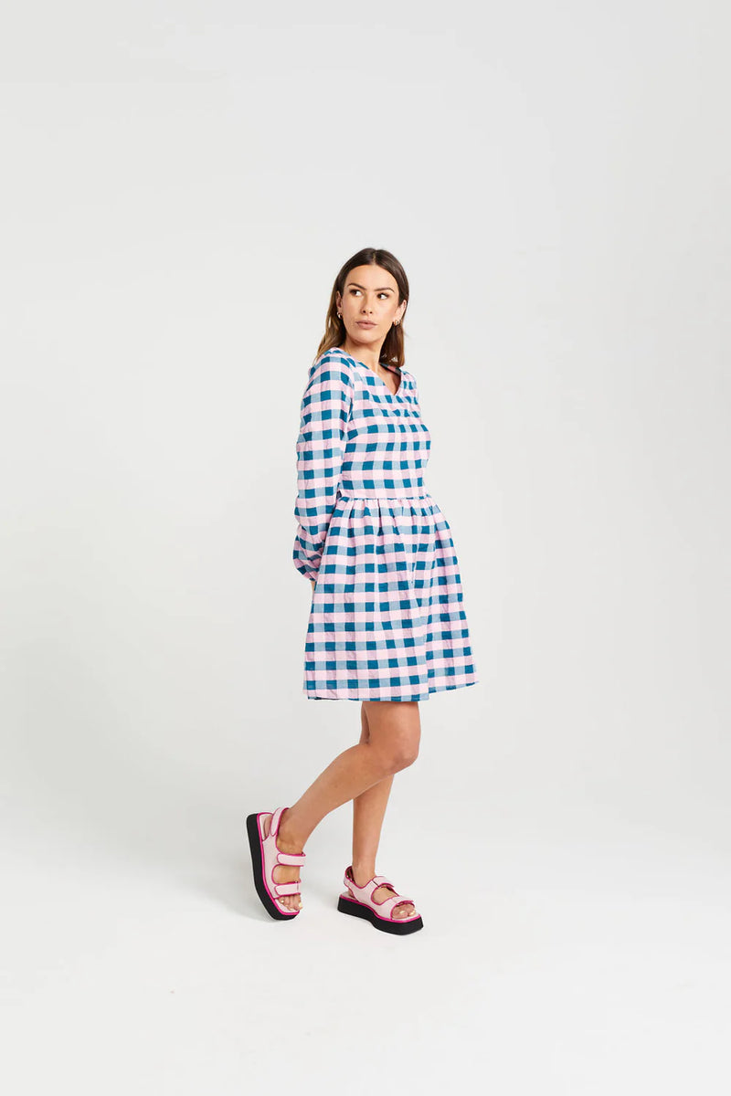 Thing Thing Piper Dress - Teal Candy