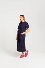 Thing Thing Dazzling Dress - Navy Check