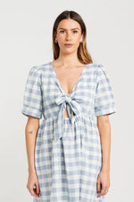 Thing Thing Dazzle Dress - Marine Check