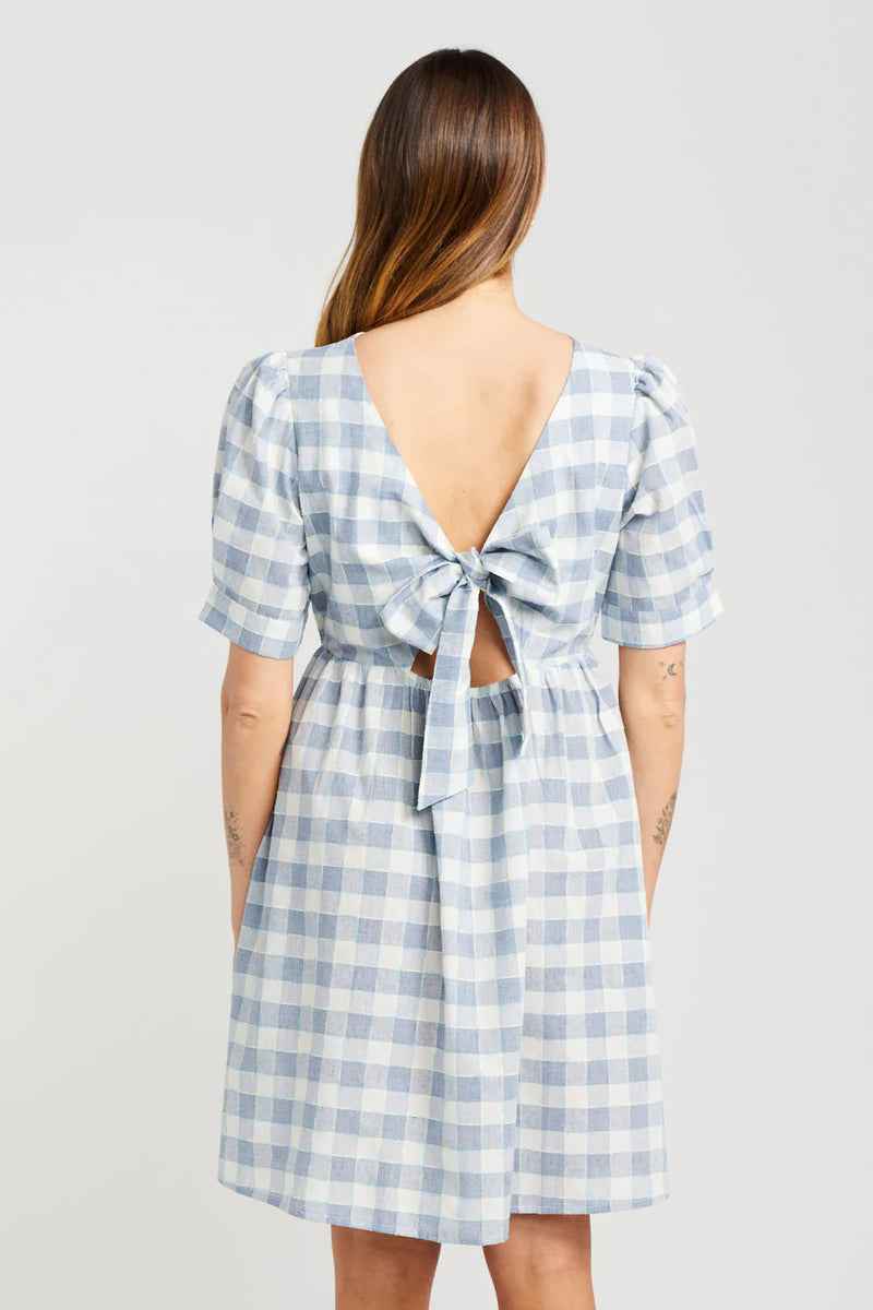 Thing Thing Dazzle Dress - Marine Check