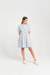 Thing Thing Dazzle Dress - Marine Check