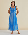 Betty Basics Tegan Midi Dress -Blue Stripe