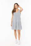 Seeking Lola Playful Mini Dress - Navy Stripe