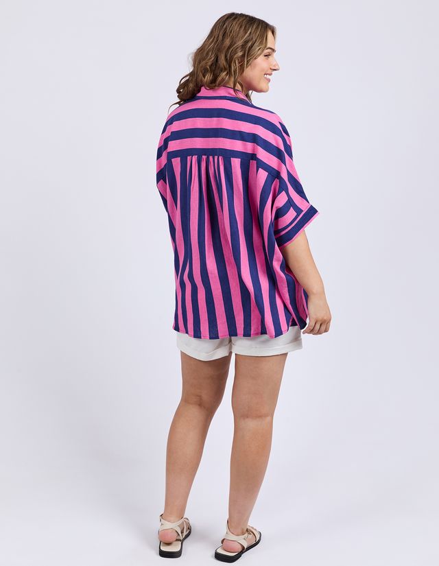 Elm Palermo Stripe Shirt - Blue/Pink