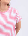 Elm Yara Stripe Tee - Chateau Rose