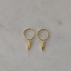 Sophie Flashy Sleeper Earrings - Gold