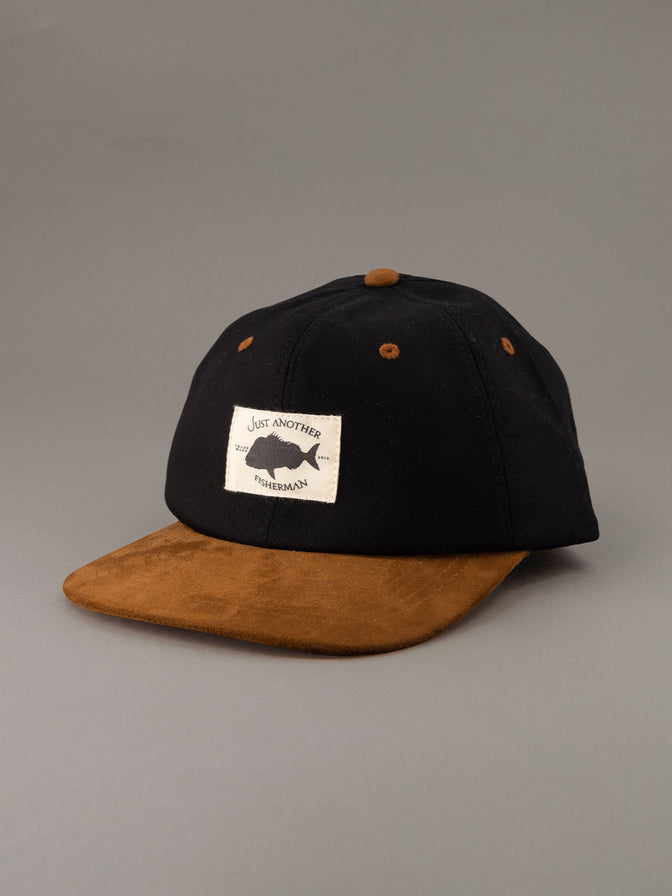 Just Another Fisherman Old Sea Dog Cap - Black/Brown