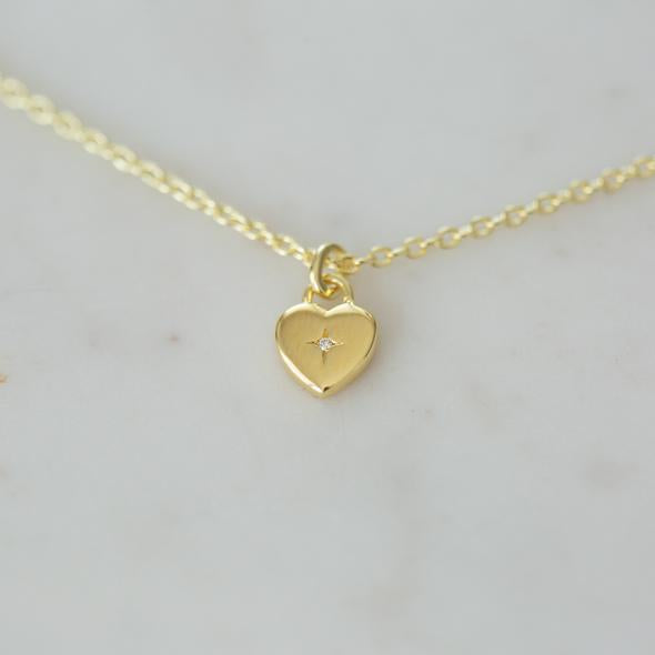 Sophie Sweetheart Necklace - Gold