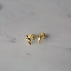 Sophie Flashy Stud Earrings - Gold