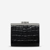 Status Anxiety As You Were Wallet - Black Croc Emboss
