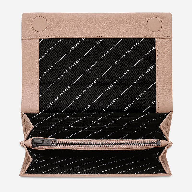 Status Anxiety Nevermind Wallet - Dusty Pink