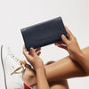 Status Anxiety Nevermind Wallet - Navy