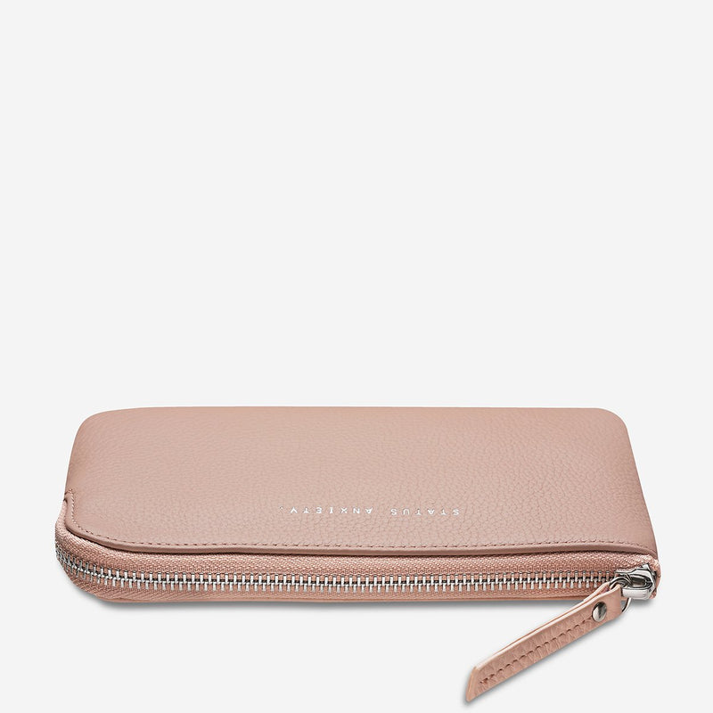 Status Anxiety Smoke and Mirrors Wallet - Dusty Pink