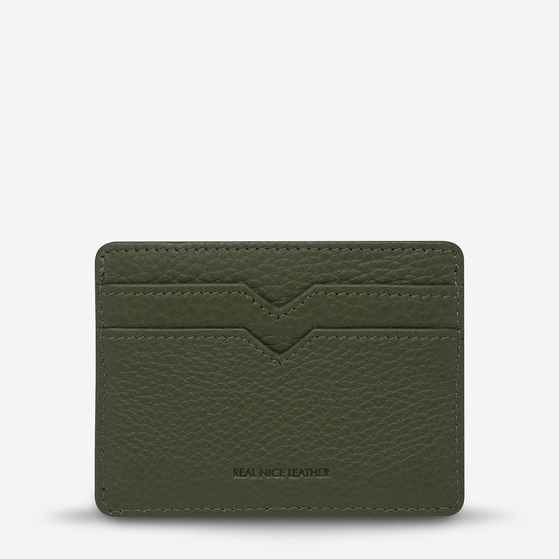 Status Anxiety Together for Now Card Wallet - Khaki