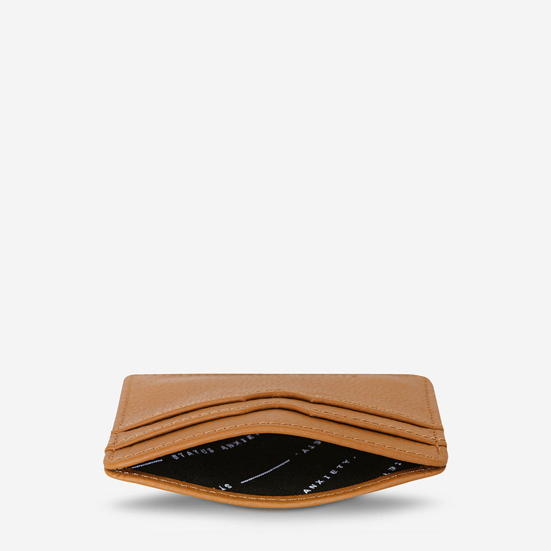 Status Anxiety Together for Now Card Wallet - Tan